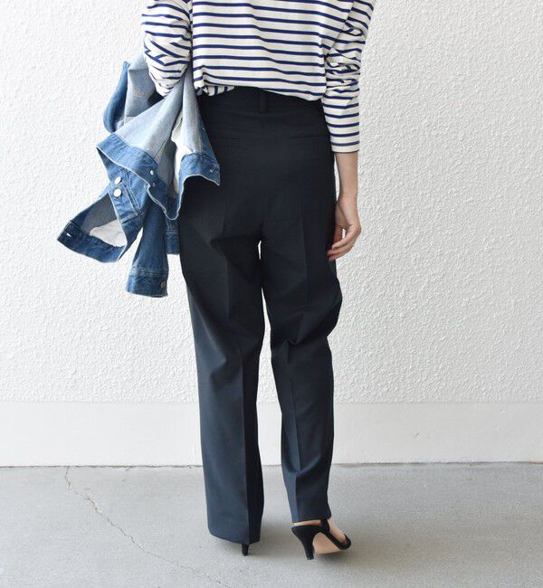 SHIPS any「SHIPS any:〈洗濯機可能〉ワイド ストレート マニッシュ パンツ」|その他|