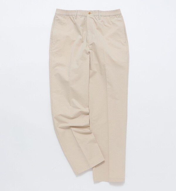 SHIPS「BATEAUX DE SHIPS: チノクロス テーパード トラウザース」|チノ|ベージュ