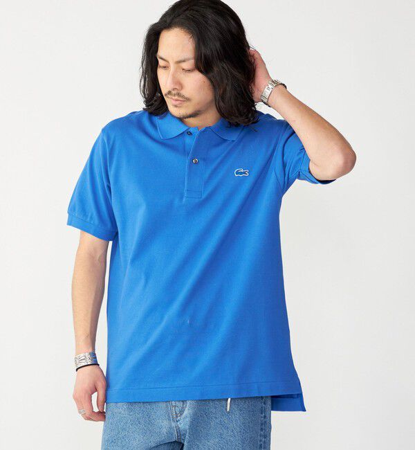 SHIPS「【SHIPS別注】LACOSTE: NEW 70's ドロップテイル ポロシャツ」|Tシャツ・カットソー|