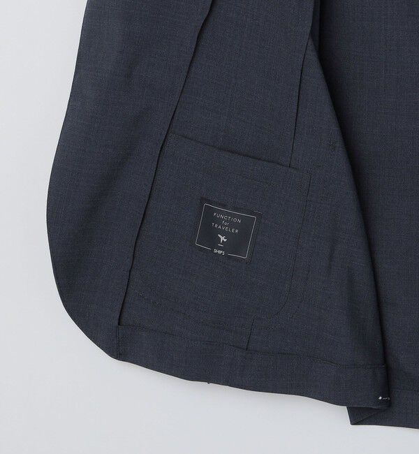 SHIPS「SHIPS:〈洗濯機可能〉 無地  ロイヤルブルー ジャケット」|テーラードジャケット|