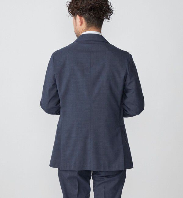 SHIPS「SHIPS:〈洗濯機可能〉 無地  ロイヤルブルー ジャケット」|テーラードジャケット|