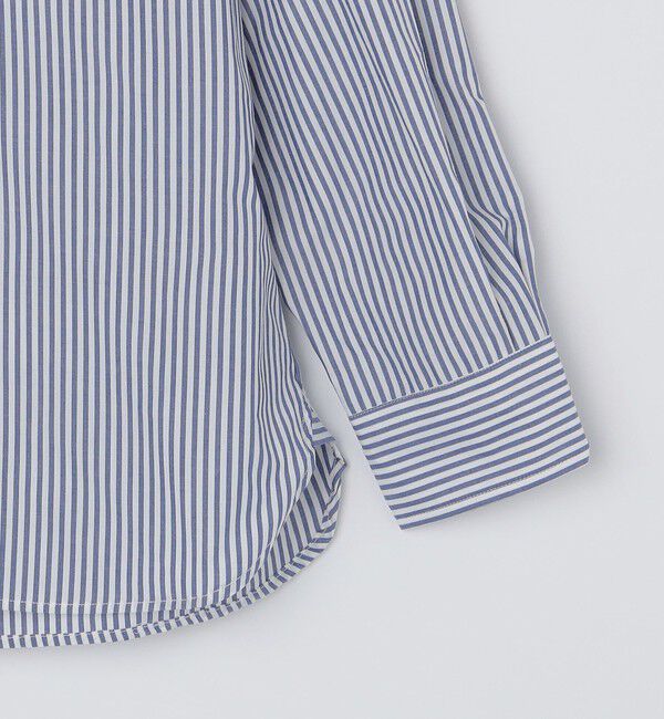 SHIPS「【SHIPS別注】IKE BEHAR: ハイカウント バンドカラーシャツ」|シャツ・ブラウス|