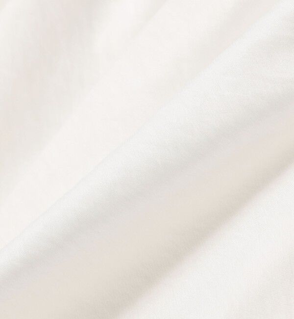 SHIPS for women「〈洗濯機可能〉シアー シャーリング ネック 5分袖 ブラウス」|シャツ・ブラウス|