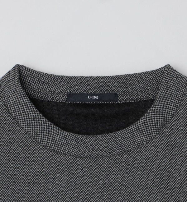 SHIPS「【WEB限定】SHIPS: ワンポイント ロゴ バーズアイ Tシャツ 24SS」|Tシャツ・カットソー|