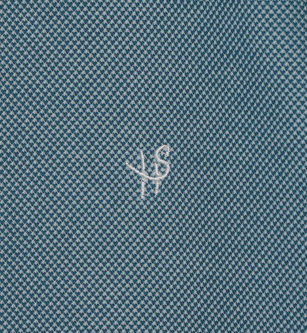 SHIPS「【WEB限定】SHIPS: ワンポイント ロゴ バーズアイ Tシャツ 24SS」|Tシャツ・カットソー|