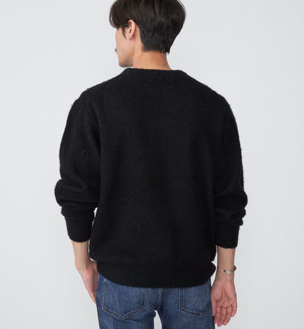 SHIPS「SHIPS: 7ゲージ ウール シャギー クルーネック ニット」|ニット・セーター|