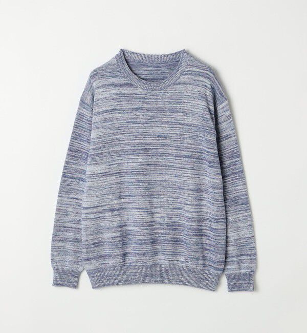 SHIPS any「SHIPS any: 〈手洗い可能〉 メランジ コットン ミックス クルーネック ニット◇」|ニット・セーター|