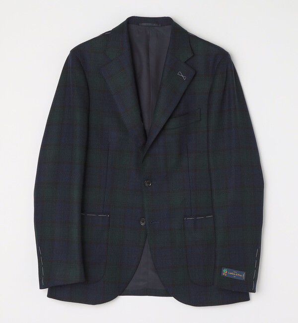 SHIPS「SHIPS: Lanificio di Pray 社製生地 ブラックウォッチ チェック ジャケット」|テーラードジャケット|