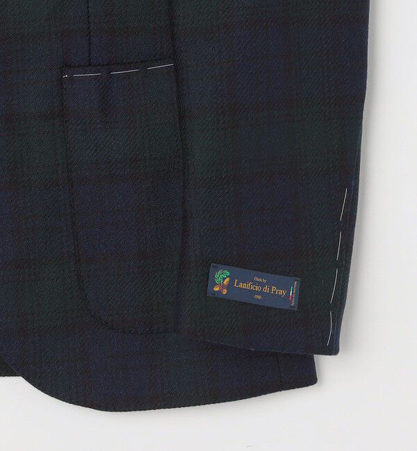 SHIPS「SHIPS: Lanificio di Pray 社製生地 ブラックウォッチ チェック ジャケット」|テーラードジャケット|