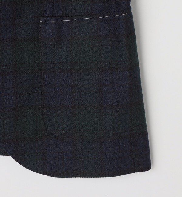 SHIPS「SHIPS: Lanificio di Pray 社製生地 ブラックウォッチ チェック ジャケット」|テーラードジャケット|