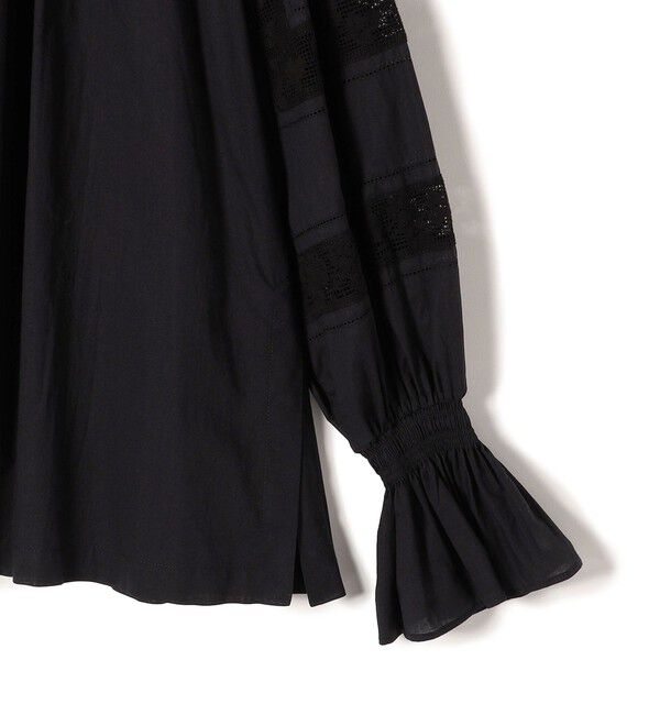 SHIPS for women「〈手洗い可能〉綿 ピコレース デザイン ブラウス ◇」|シャツ・ブラウス|