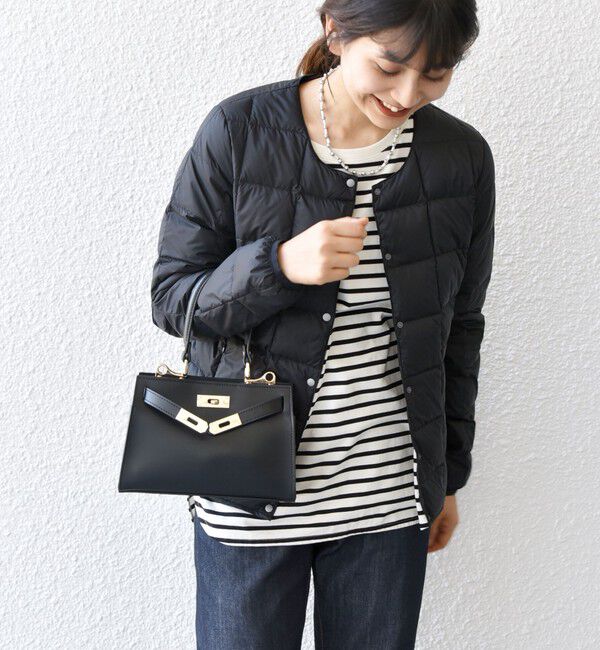 SHIPS any「《一部追加予約》TAION:〈手洗い可能〉インナー ショート ダウン ジャケット 24FW」|ダウン|ブラック