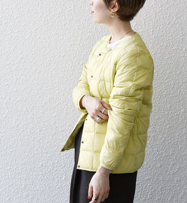 SHIPS any「《一部追加予約》TAION:〈手洗い可能〉インナー ショート ダウン ジャケット 24FW」|ダウン|