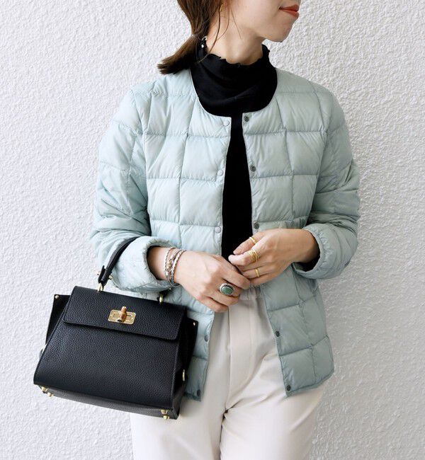 SHIPS any「《一部追加予約》TAION:〈手洗い可能〉インナー ショート ダウン ジャケット 24FW」|ダウン|ライトブルー