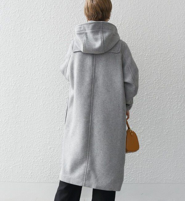 SHIPS any「SHIPS any: メルトン ロング ダッフル コート」|ダッフルコート|