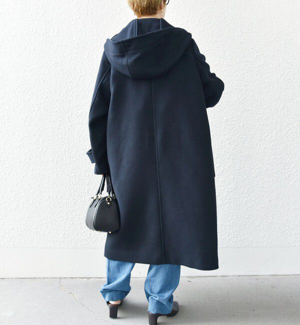 SHIPS any「SHIPS any: メルトン ロング ダッフル コート」|ダッフルコート|