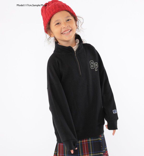 SHIPS KIDS「SHIPS KIDS:100～140cm / ドライ リブ メロウ ハイネック トップス」|Tシャツ・カットソー|