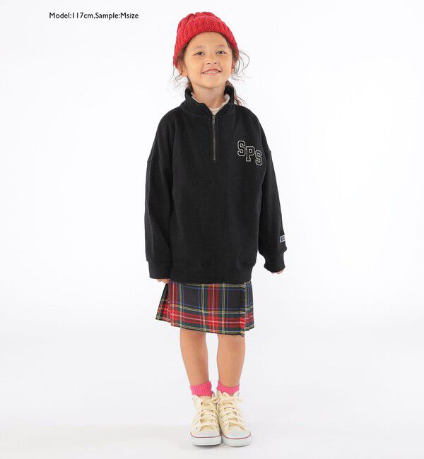 SHIPS KIDS「SHIPS KIDS:100～140cm / ドライ リブ メロウ ハイネック トップス」|Tシャツ・カットソー|