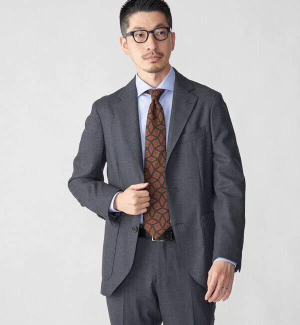 SHIPS「SHIPS:〈セットアップ対応/手洗い可能〉 バーズアイ ジャケット」|テーラードジャケット|