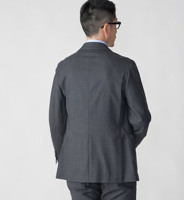 SHIPS「SHIPS:〈セットアップ対応/手洗い可能〉 バーズアイ ジャケット」|テーラードジャケット|