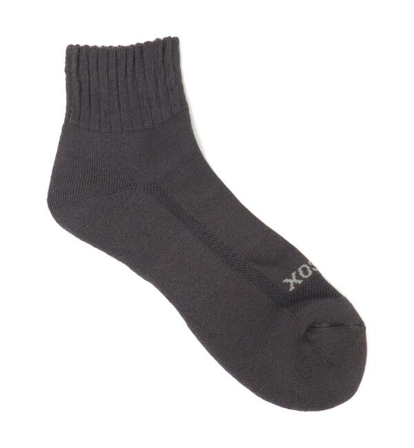 SHIPS any「VIBSOX:〈消臭・抗菌・防臭〉 ショート リブ ソックス」|ソックス|ダークグレー