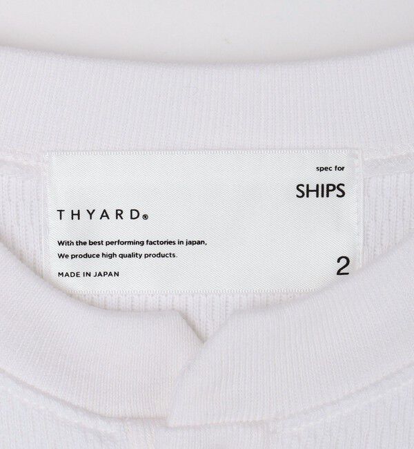 SHIPS「【SHIPS別注】THYARD:  ヘンリーネック サーマル 長袖 カットソー」|Tシャツ・カットソー|