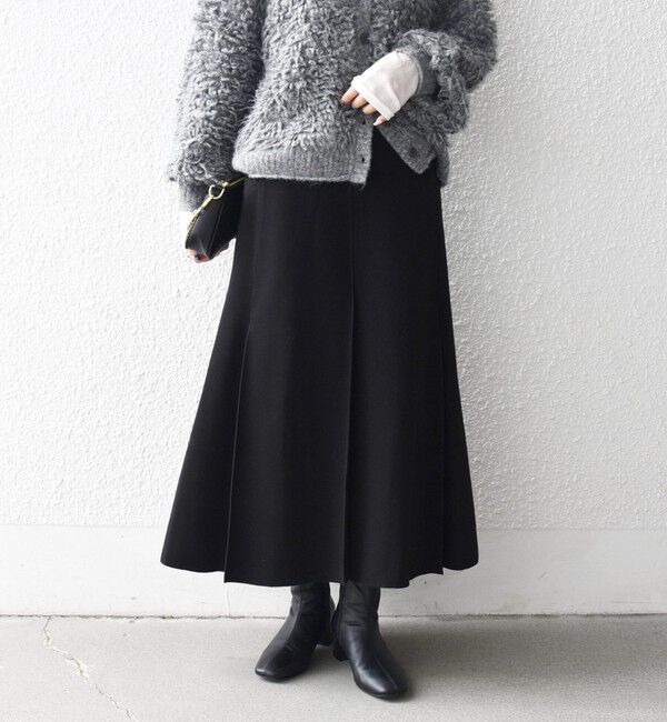 SHIPS any「《一部追加予約》SHIPS any: エア ニードル タック ミディ スカート」|スカート|