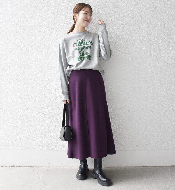 SHIPS any「《一部追加予約》SHIPS any: エア ニードル タック ミディ スカート」|スカート|