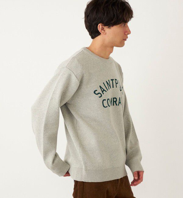 SHIPS Colors 「SHIPS Colors:〈手洗い可能〉ジャカード ロゴ ニット◇」|ニット・セーター|