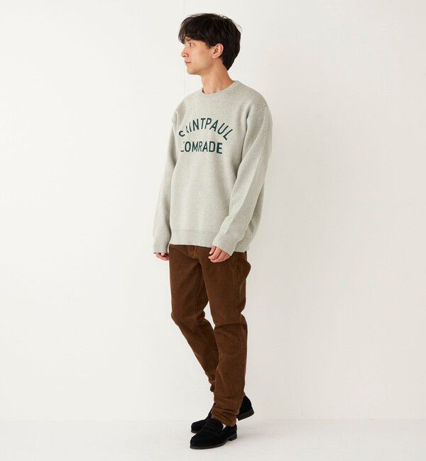 SHIPS Colors 「SHIPS Colors:〈手洗い可能〉ジャカード ロゴ ニット◇」|ニット・セーター|