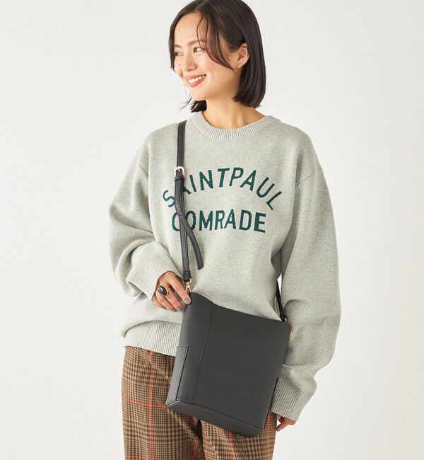 SHIPS Colors 「SHIPS Colors:〈手洗い可能〉ジャカード ロゴ ニット◇」|ニット・セーター|