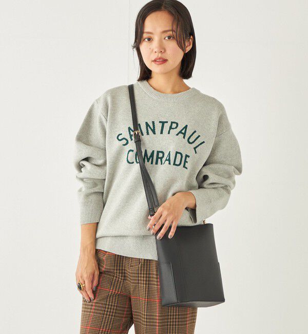 SHIPS Colors 「SHIPS Colors:〈手洗い可能〉ジャカード ロゴ ニット◇」|ニット・セーター|