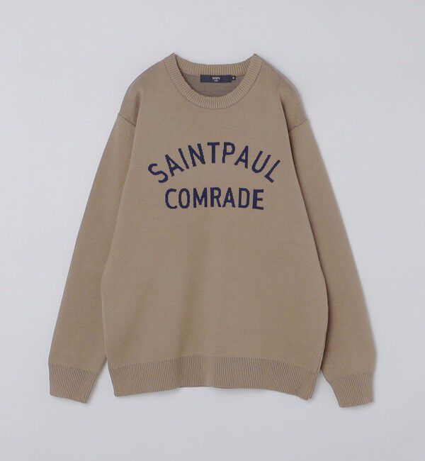 SHIPS Colors 「SHIPS Colors:〈手洗い可能〉ジャカード ロゴ ニット◇」|ニット・セーター|