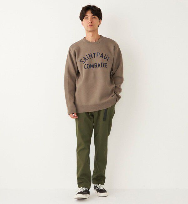 SHIPS Colors 「SHIPS Colors:〈手洗い可能〉ジャカード ロゴ ニット◇」|ニット・セーター|