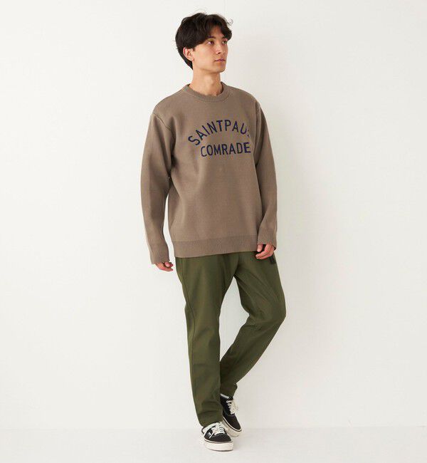 SHIPS Colors 「SHIPS Colors:〈手洗い可能〉ジャカード ロゴ ニット◇」|ニット・セーター|