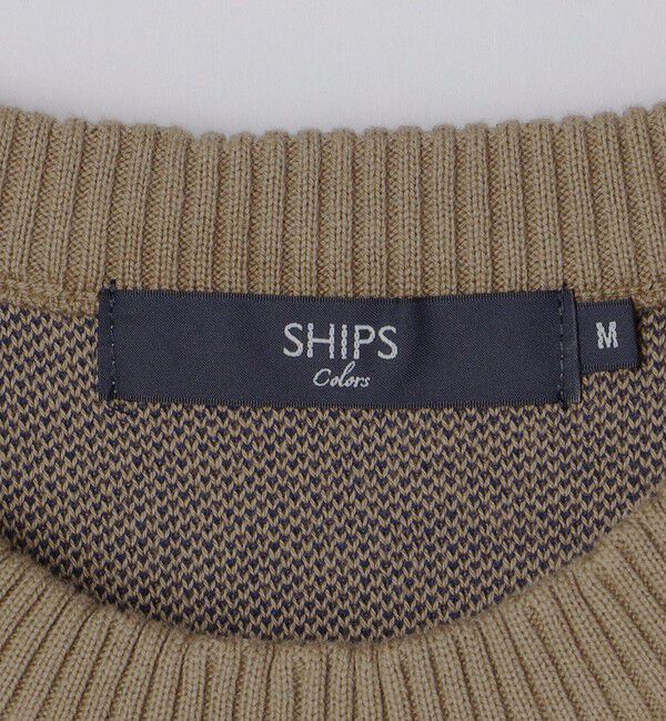 SHIPS Colors 「SHIPS Colors:〈手洗い可能〉ジャカード ロゴ ニット◇」|ニット・セーター|