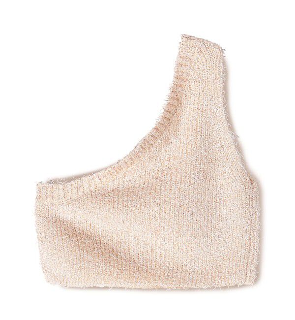 SHIPS for women「〈手洗い可能〉カールヤーン スパンコール ワンショルダー 24SS ◇」|ベスト・ジレ|