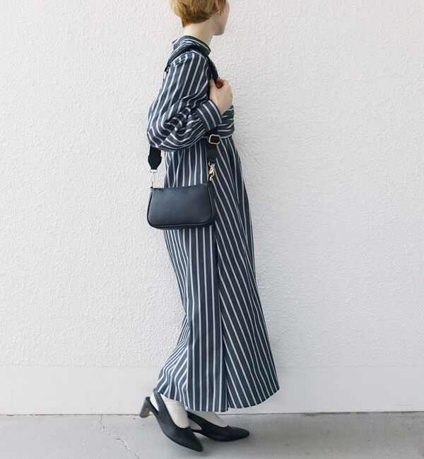 SHIPS any「SHIPS any:〈手洗い可能〉ストライプ ツイスト ビスチェ ワンピース」|ワンピース|