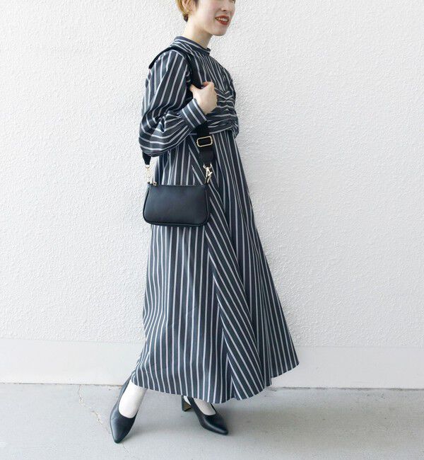 SHIPS any「SHIPS any:〈手洗い可能〉ストライプ ツイスト ビスチェ ワンピース」|ワンピース|