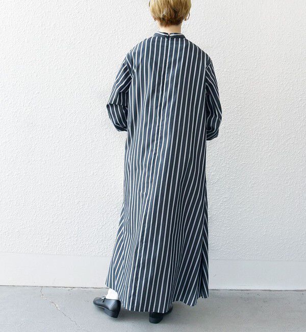 SHIPS any「SHIPS any:〈手洗い可能〉ストライプ ツイスト ビスチェ ワンピース」|ワンピース|