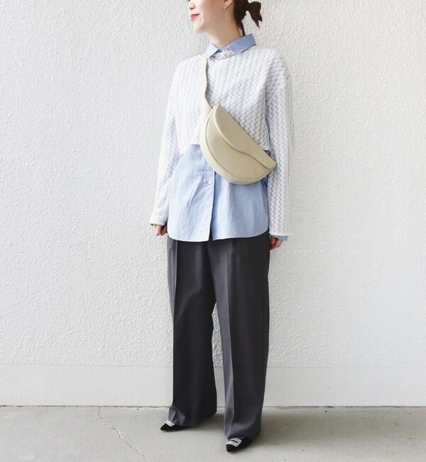 SHIPS for women「* 〈手洗い可能〉バルファス レース ショート プルオーバー 24SS ◇」|Tシャツ・カットソー|