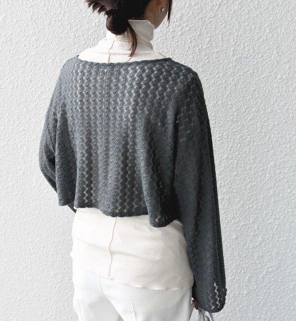 SHIPS for women「* 〈手洗い可能〉バルファス レース ショート プルオーバー 24SS ◇」|Tシャツ・カットソー|