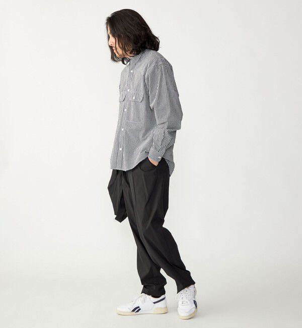 SHIPS「SHIPS: Wポケット ウォッシュド タイプライター 長袖 シャツ 〈チェック／ストライプ／単色〉」|シャツ・ブラウス|