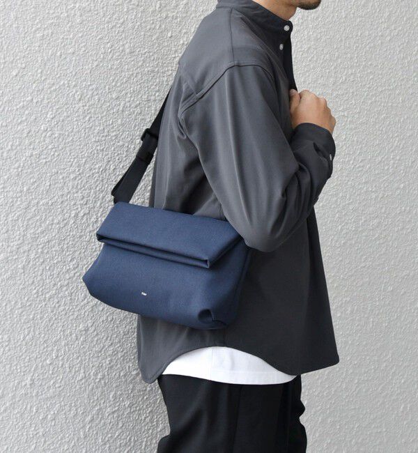 SHIPS any「Filer:〈撥水加工〉トロピカルショルダーバッグ OK29」|ショルダー・メッセンジャー|ネイビー