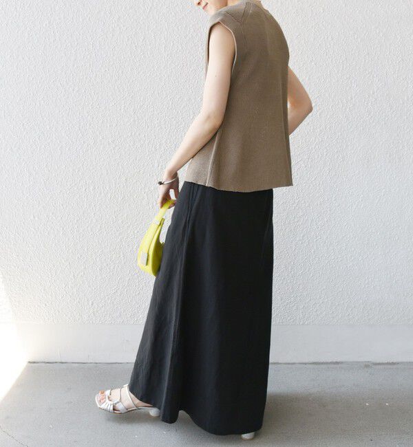 SHIPS for women「〈手洗い可能〉ギマ コットン Aライン シルエット ベスト」|ベスト・ジレ|