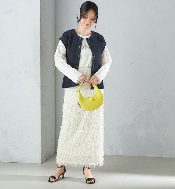 SHIPS for women「〈手洗い可能〉ギマ コットン Aライン シルエット ベスト」|ベスト・ジレ|