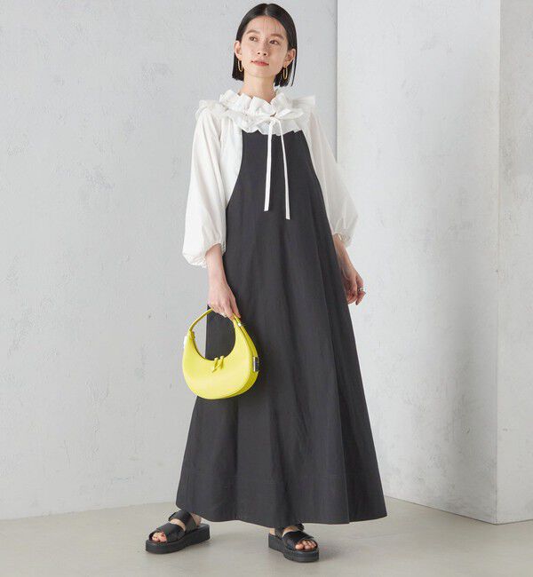 SHIPS for women「〈手洗い可能〉近江晒 ブロード キャミ ワンピース」|ワンピース|