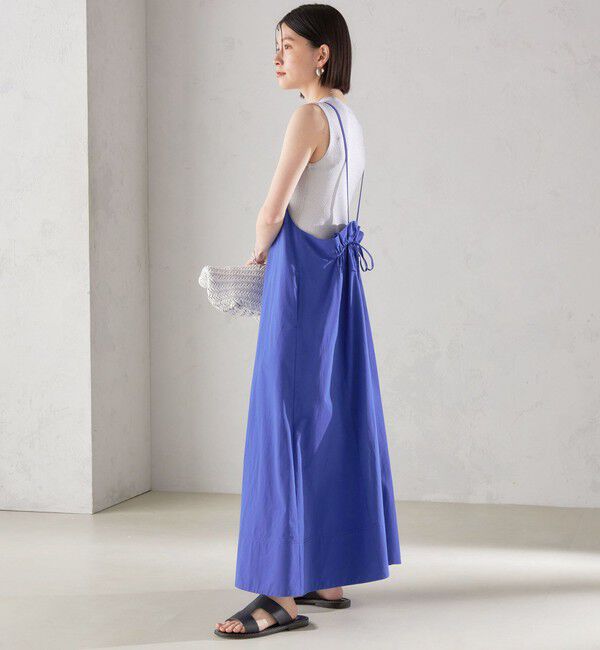 SHIPS for women「〈手洗い可能〉近江晒 ブロード キャミ ワンピース」|ワンピース|