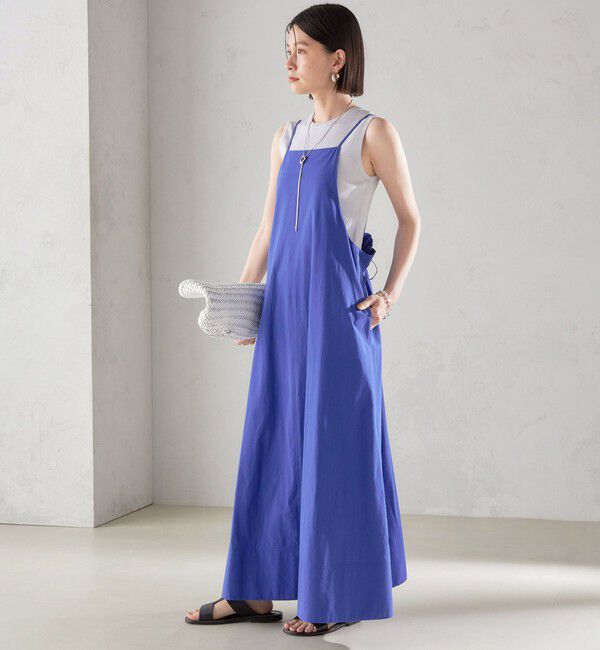 SHIPS for women「〈手洗い可能〉近江晒 ブロード キャミ ワンピース」|ワンピース|