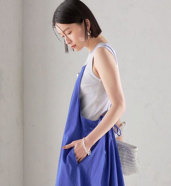 SHIPS for women「〈手洗い可能〉近江晒 ブロード キャミ ワンピース」|ワンピース|